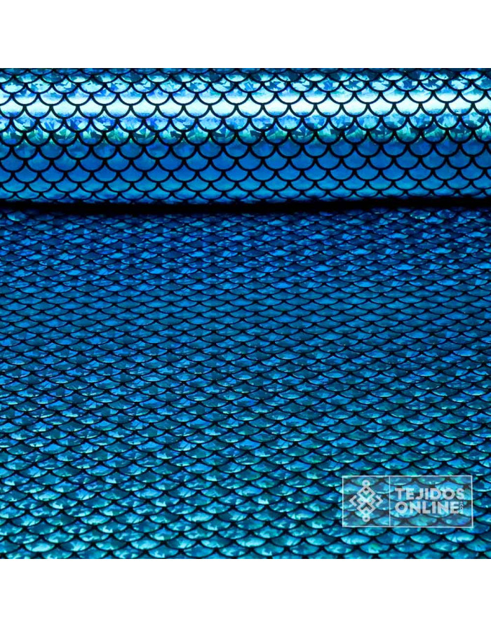 Licra Sirenita Escamas - Ideal Para Disfraces de Carnaval - Imagen 1