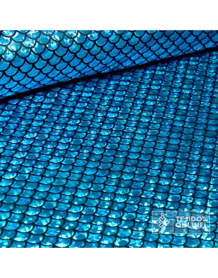 Licra Sirenita Escamas - Ideal Para Disfraces de Carnaval - Imagen 2