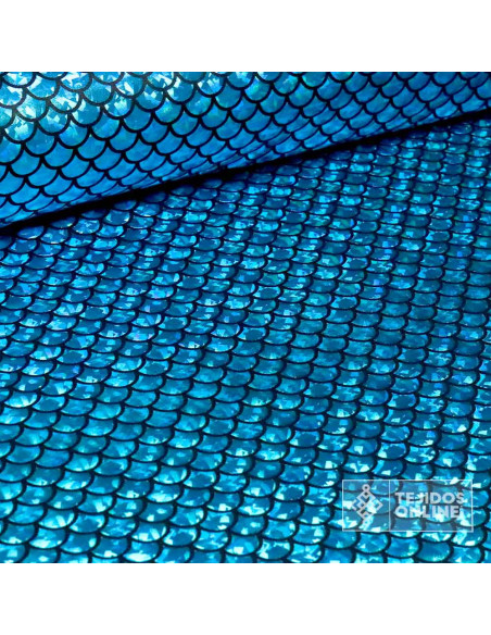 Licra Sirenita Escamas - Ideal Para Disfraces de Carnaval - Imagen 2