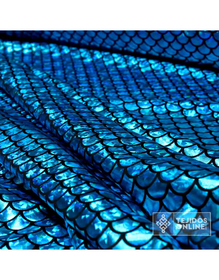 Licra Sirenita Escamas - Ideal Para Disfraces de Carnaval - Imagen 4