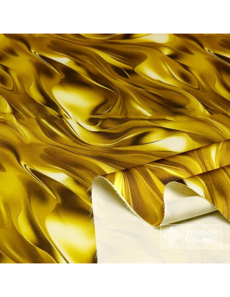 Tela Para Reyes Magos de Raso Dorada - Tejidos Online Tela Para Reyes Magos de Raso Dorada - Tejidos Online