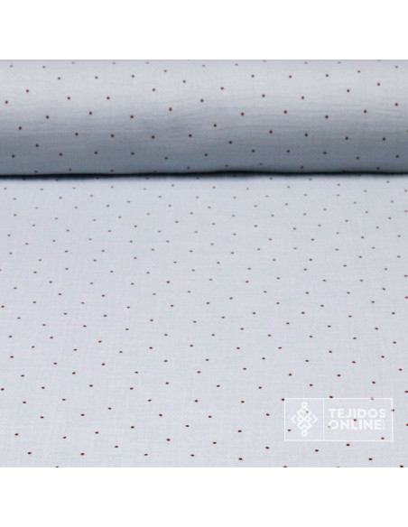 Bambula de Lunares Infantil - Tejidos de Muselina - TejidosOnline - Imagen 1