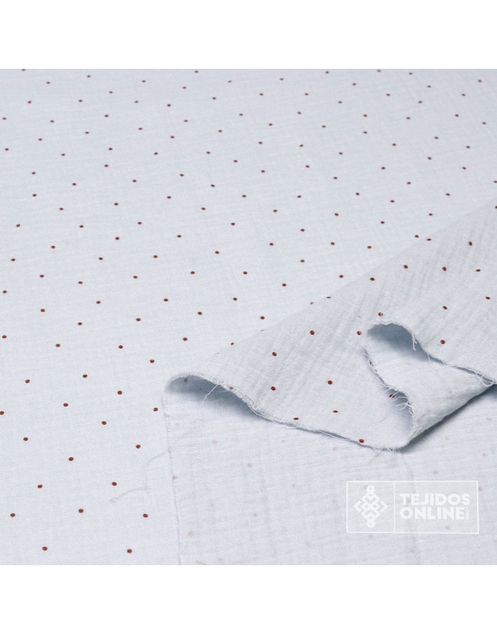 Bambula de Lunares Infantil - Tejidos de Muselina - TejidosOnline - Imagen 3