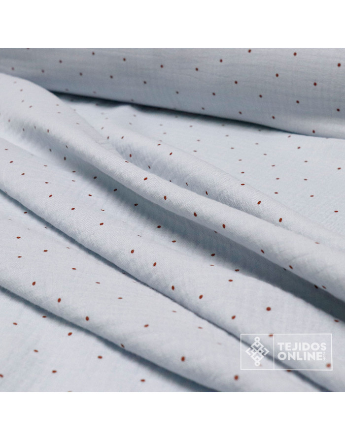 Bambula de Lunares Infantil - Tejidos de Muselina - TejidosOnline - Imagen 2