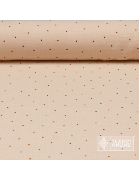 Bambula de Lunares Infantil - Tejidos de Muselina - TejidosOnline Bambula de Lunares Infantil - Tejidos de Muselina - TejidosOnline