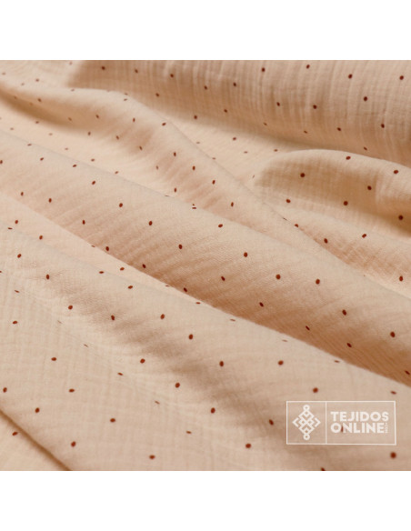 Bambula de Lunares Infantil - Tejidos de Muselina - TejidosOnline Bambula de Lunares Infantil - Tejidos de Muselina - TejidosOnline