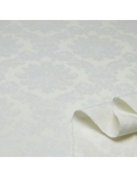 Damasco Blanco Roto Retal | Telas en Liquidación - Imagen 2