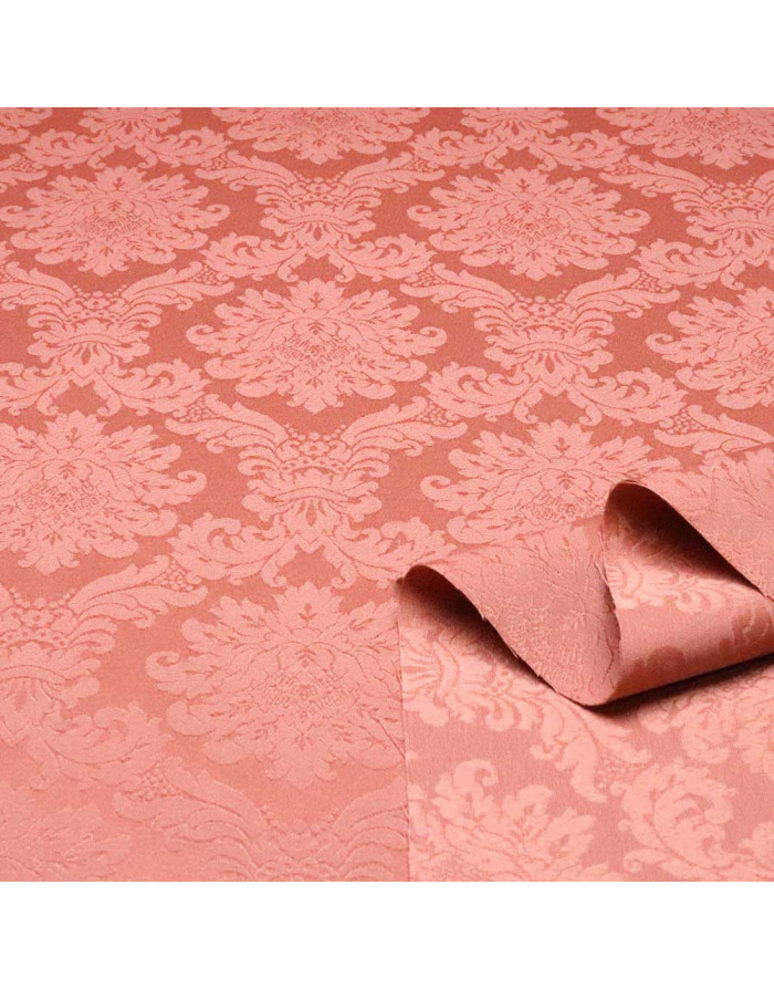 Damasco Salmon Versace Retal | Telas en Liquidación - Imagen 2
