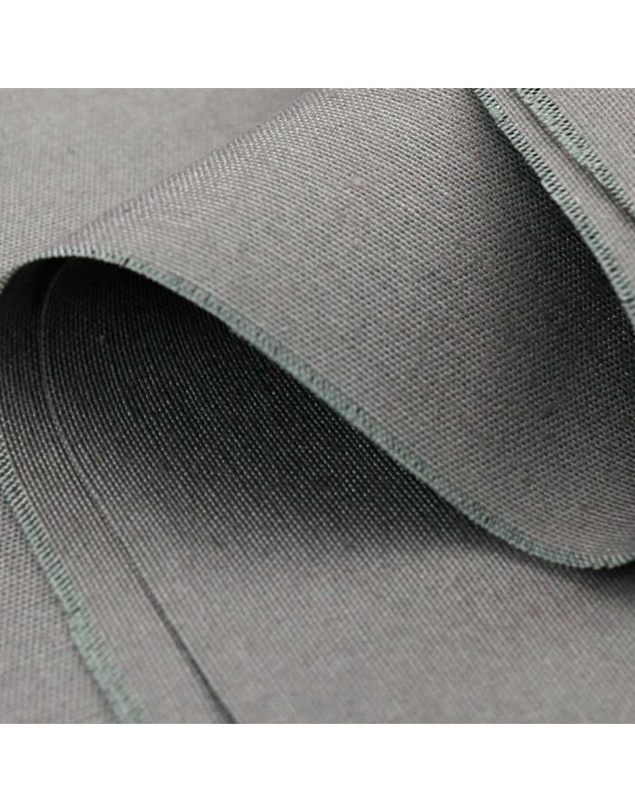 Loneta Lisa Gris Oscuro - Retal | Tienda Telas | Telas de Retales - Imagen 2