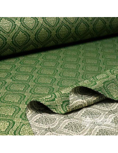 Tela Brocado Verde Persa - Telas Cofrades - TejidosOnline 2