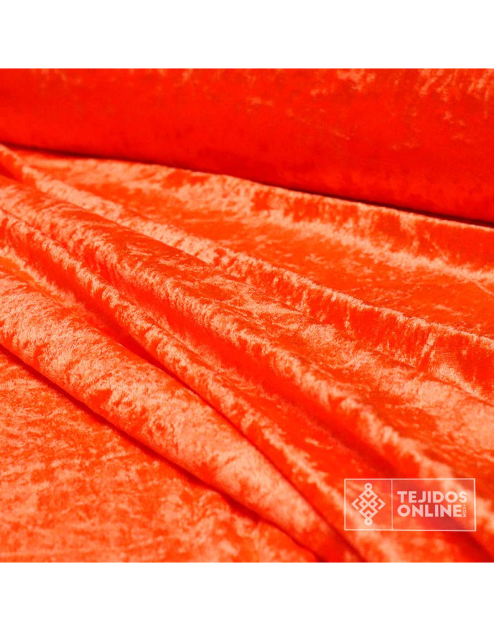 Tela Terciopelo Carnaval Flúor - Tienda de Telas