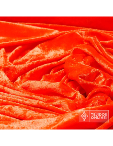 Tela Terciopelo Carnaval Flúor - Tienda de Telas