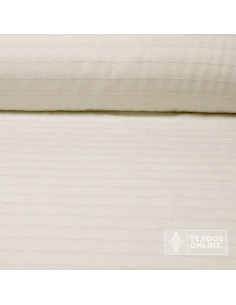 Tela de Visillo para Cortinas Rayas Punteadas 2