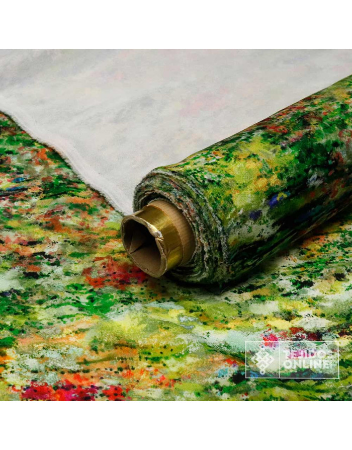 Tela de Lycra Estampada Salvaje Verde - Telas Online - Imagen 4