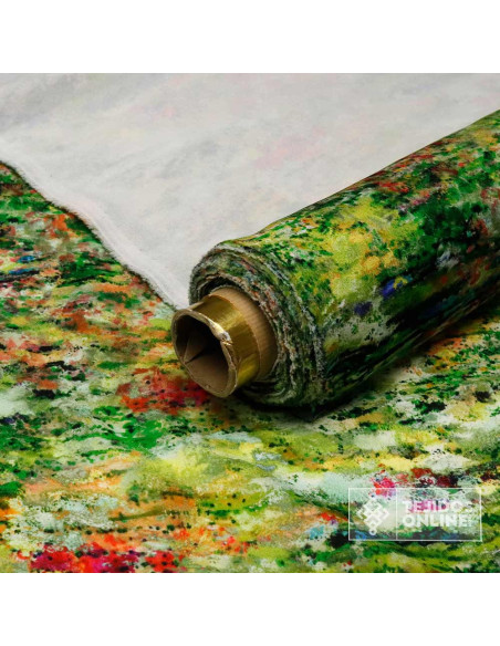 Tela de Lycra Estampada Salvaje Verde - Telas Online - Imagen 4