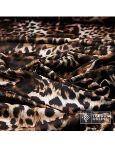 Tela de Punto Animal Print Leopardo - Tienda de Telas 2
