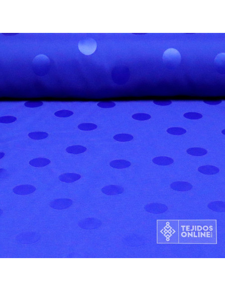 Tela de Lunares Con Lycra - Satén de Lycra - Telas Online - Imagen 1
