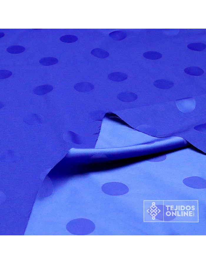 Tela de Lunares Con Lycra - Satén de Lycra - Telas Online - Imagen 3