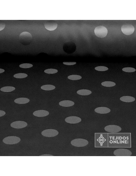 Tela de Lunares Con Lycra - Satén de Lycra - Telas Online - Imagen 1