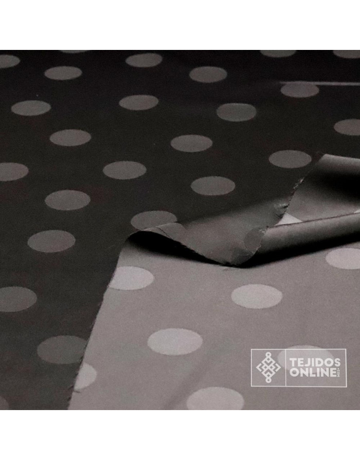 Tela de Lunares Con Lycra - Satén de Lycra - Telas Online - Imagen 3