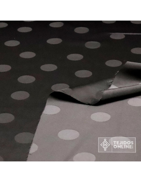 Tela de Lunares Con Lycra - Satén de Lycra - Telas Online - Imagen 3