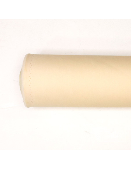 Telas para Flamenca - Tela Popelín Liso Crema - Imagen 1