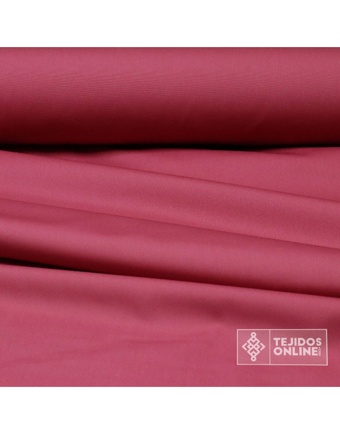 Telas para Flamenca - Popelín Liso Maquillaje Teja - Imagen 1