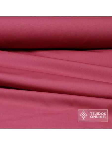 Telas para Flamenca - Popelín Liso Maquillaje Teja - Imagen 1