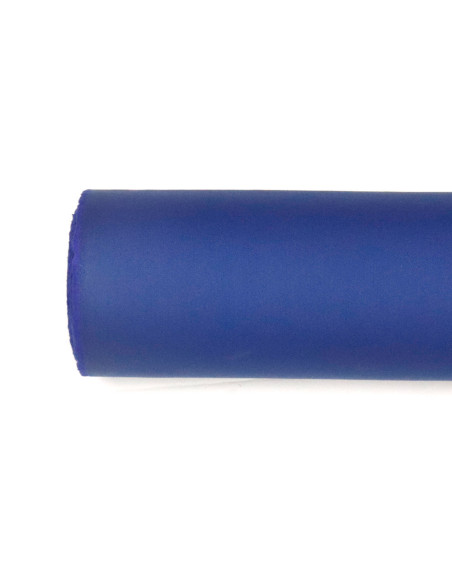 Telas para Flamenca - Popelín Liso Azul Noche