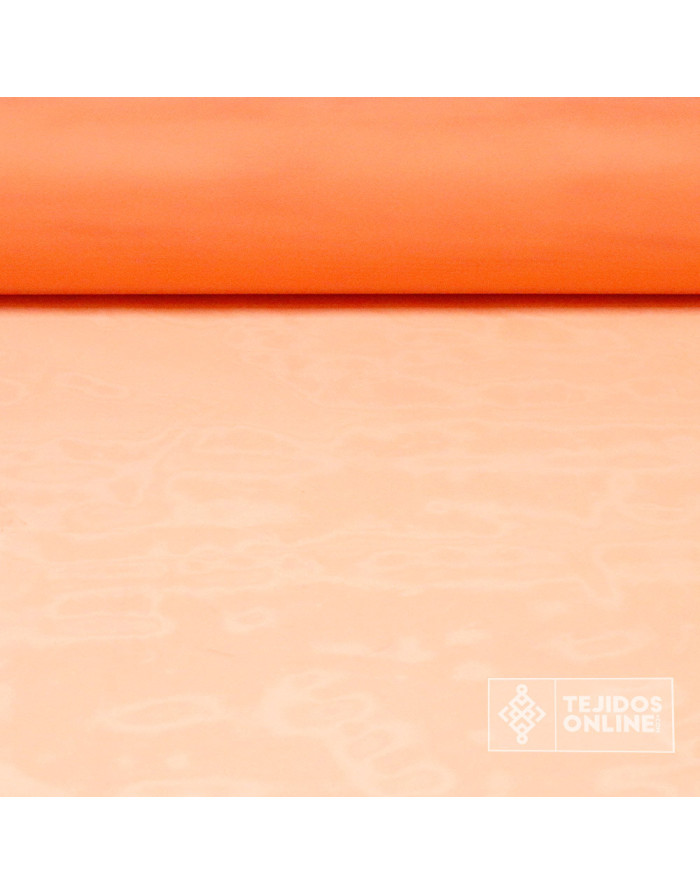 Organdí Naranja Salmón - Telas para Volantes - Tejido de Organdí