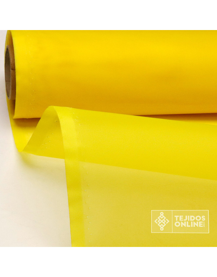Organdí Amarillo Canario - Telas para Volantes - Tejido de Organdí