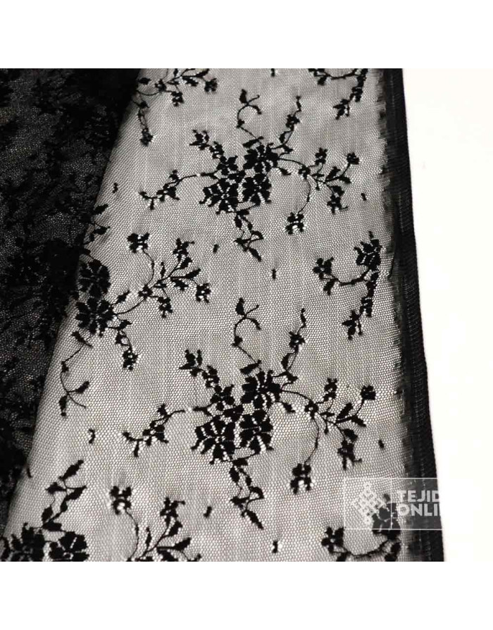 Tela de Encaje Para Mantillas sin Puntas - Tela de Encaje Barata