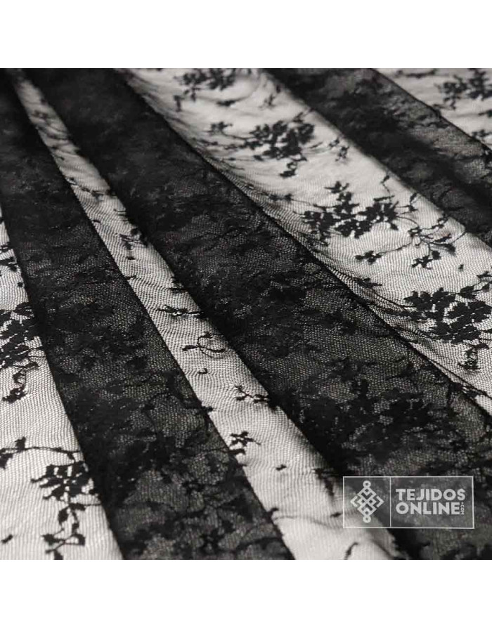 Tela de Encaje Para Mantillas sin Puntas - Tela de Encaje Barata