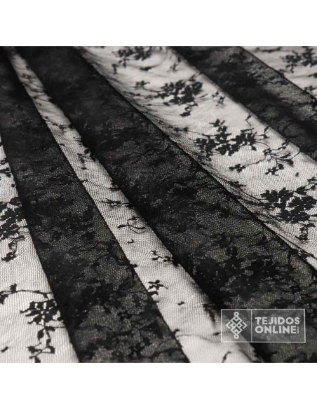 Tela de Encaje Para Mantillas sin Puntas - Tela de Encaje Barata