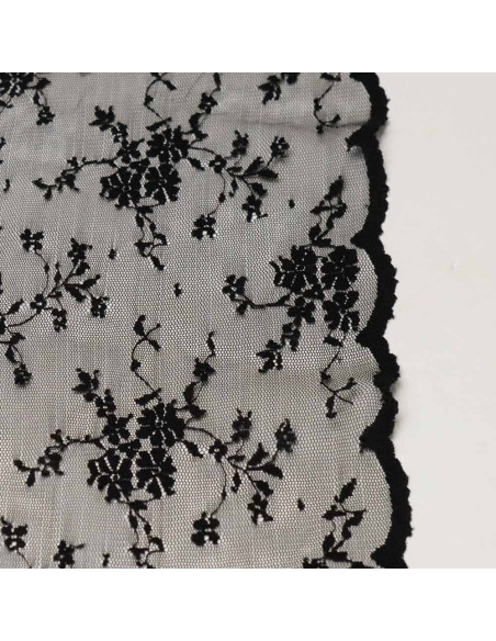 Tela de Encaje Para Mantillas con Puntas - Tela de Encaje Barata - Imagen 3