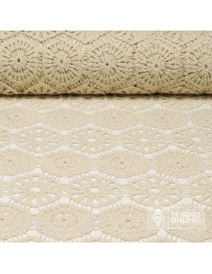 Tela Guipur Beige