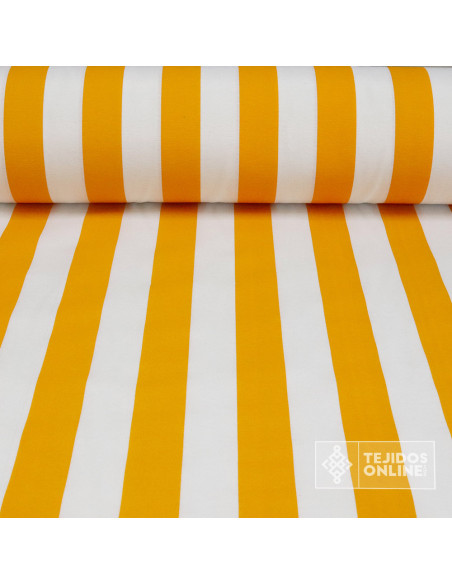 Loneta Rayas Anchas - Telas Para Cortinas de Feria - Telas Online - Imagen 1