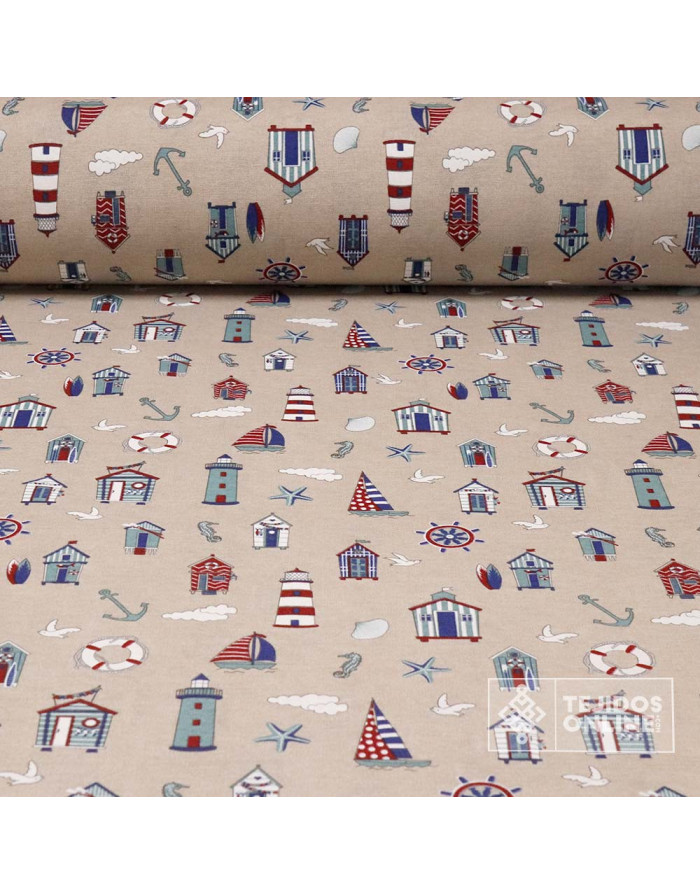 Loneta Salvavidas - Telas Marineras - Tienda de Telas