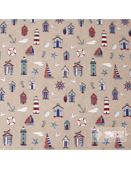 Loneta Salvavidas - Telas Marineras - Tienda de Telas Loneta Salvavidas - Telas Marineras - Tienda de Telas