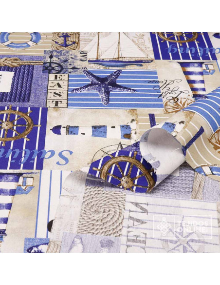 Loneta Marinera Bahía  - Telas Marineras - Imagen 2