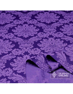 Damasco Morado Versace - Retal - Telas Cofrades 2
