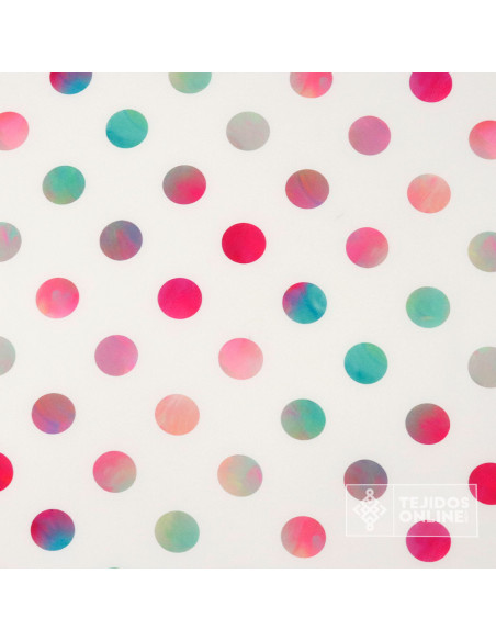 Tela Para Flamenca con Lycra de Lunares Difuminados | Flamenca Tela Para Flamenca con Lycra de Lunares Difuminados | Flamenca