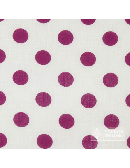 Tela de Lino Con Lunares para Flamenca | Moda Flamenca - Imagen 2