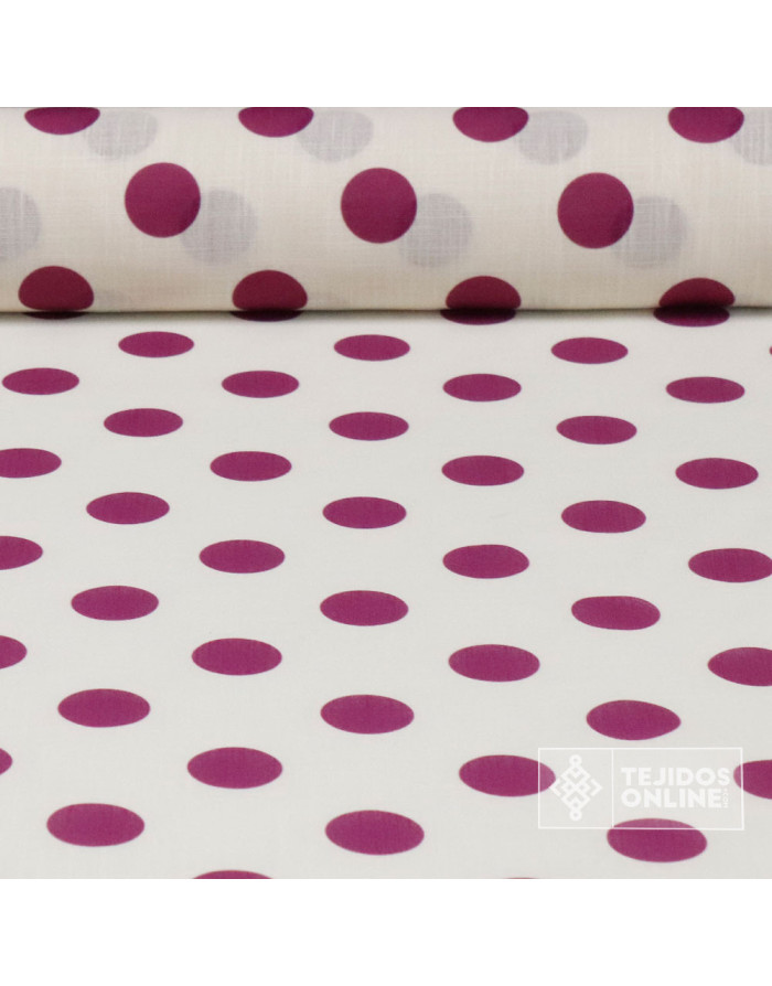 Tela de Lino Con Lunares para Flamenca | Moda Flamenca - Imagen 1
