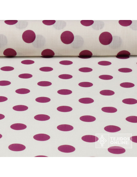 Tela de Lino Con Lunares para Flamenca | Moda Flamenca - Imagen 1