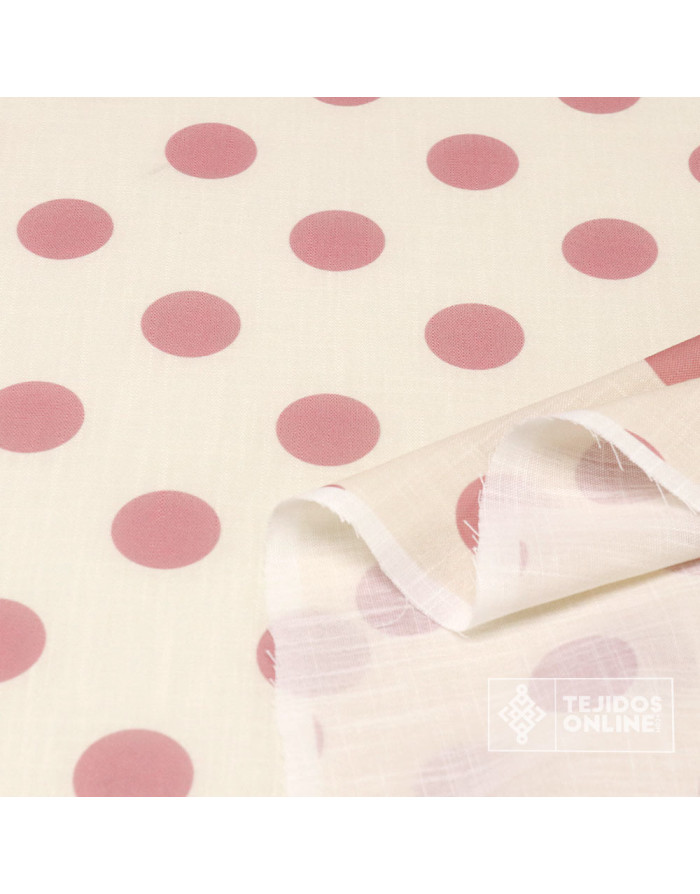Tela de Lino Con Lunares para Flamenca | Moda Flamenca - Imagen 3