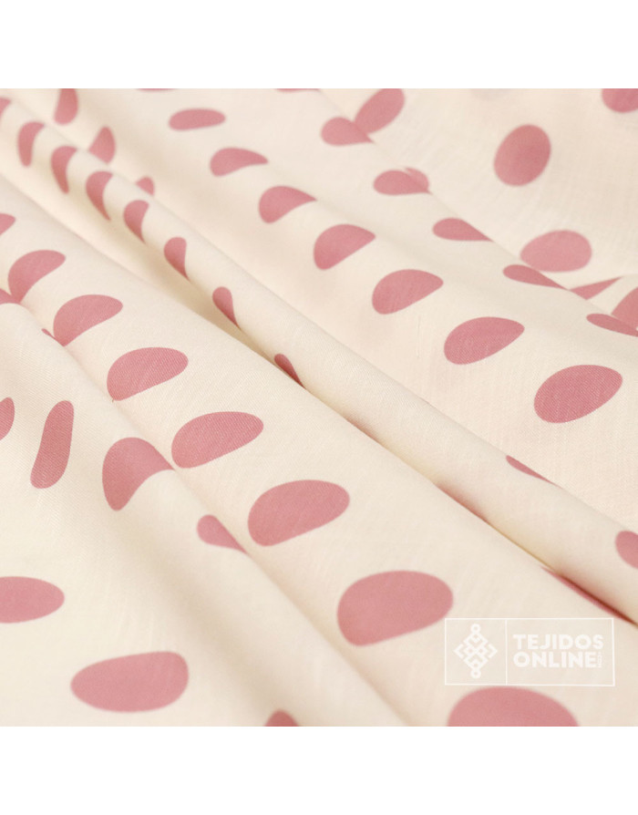 Tela de Lino Con Lunares para Flamenca | Moda Flamenca - Imagen 4