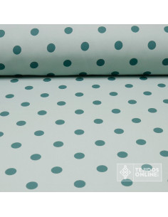 Tela Verde Meen con Lunares Verde Hade