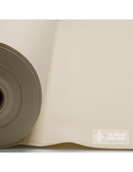 Toldo Beige Liso Tramas Teflón - Telas para Exterior