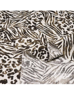 Loneta Safari Negra - Telas para Manualidades y Cojines 2